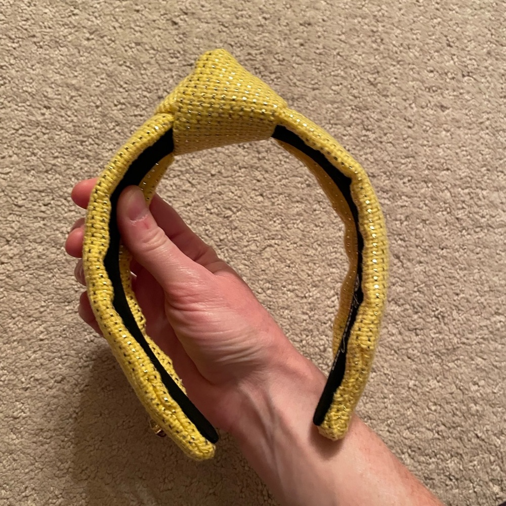 Brianna cannon yellow headband